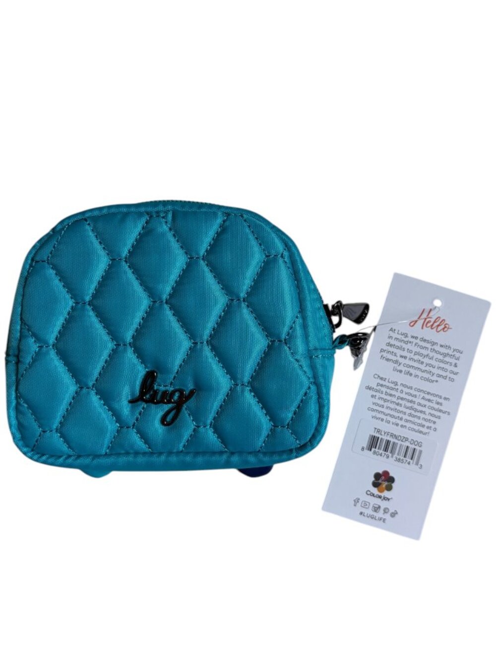 NWT lug Zippy Friends Zip Pouch (Dog) - Picture 4 of 9